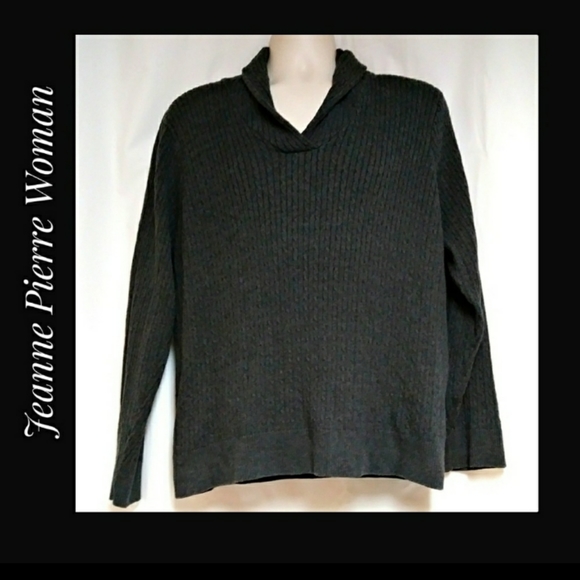 Jeanne Pierre Woman 100% Cotton Sweater Size 3X